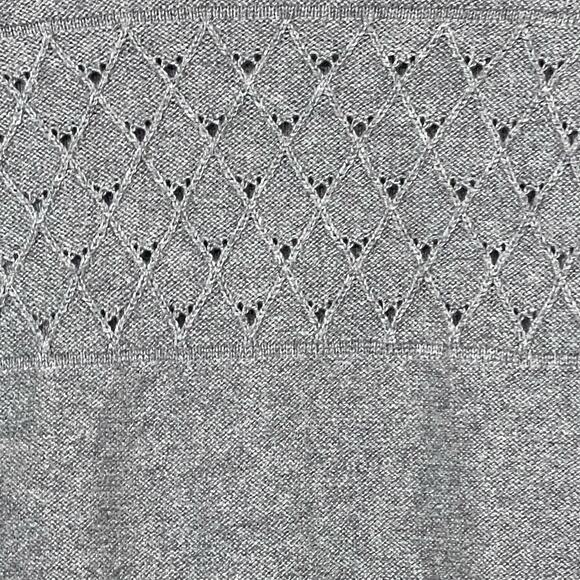 Banana Republic Sweater Cowl Neck Long Sleeve Pullover Knitted Gray M Cozy Winte - Picture 4 of 11